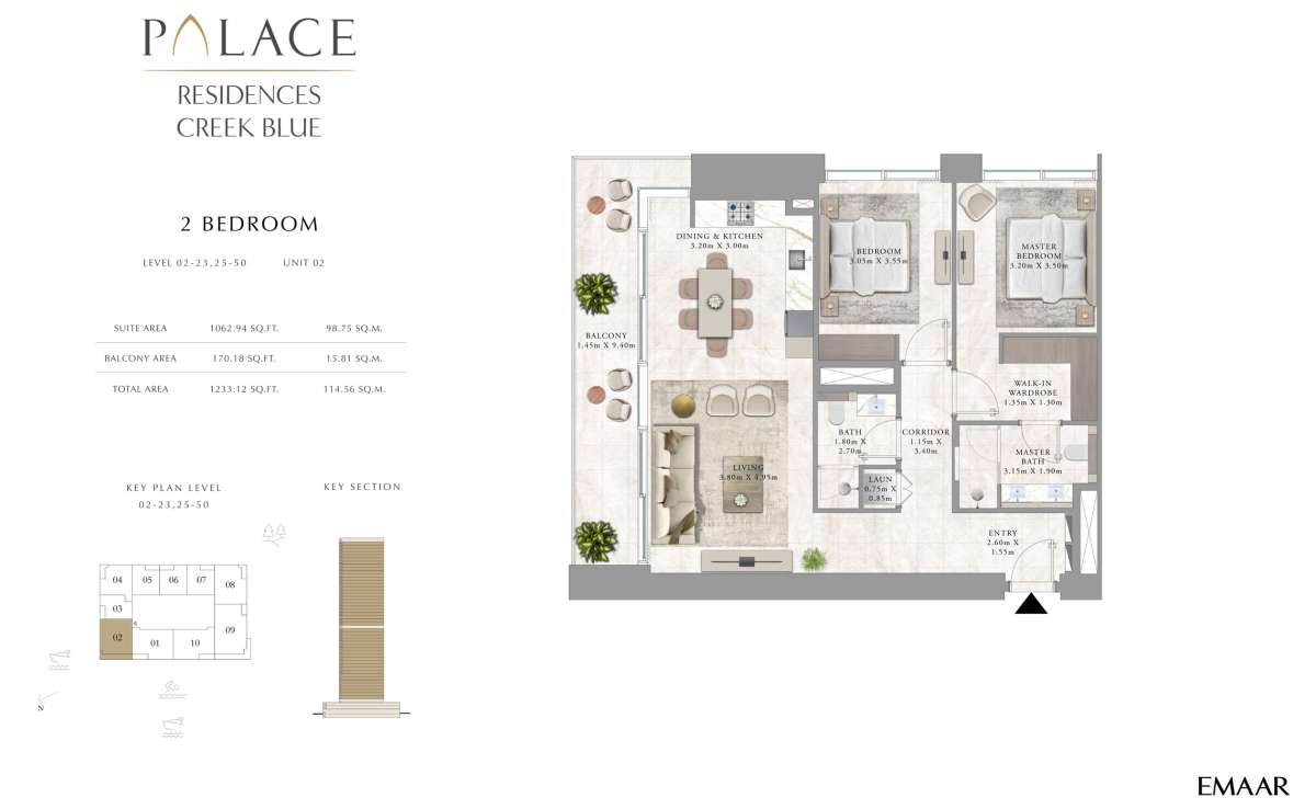 Unit 2, Level 2-23, 25-50-Building 2